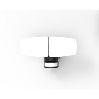 NEDES LED černé vnější solární svítidlo se senzorem 12W / 3000K - 4100K - 6500K - LS023