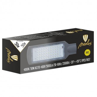 NEDES LED pouliční svítidlo 50W / 4000K - LSL322