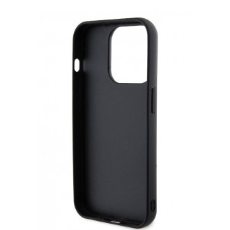 Karl Lagerfeld 3D Rubber Karl and Choupette Zadní Kryt pro iPhone 15 Pro Black