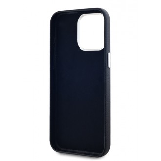 Karl Lagerfeld Grained PU Hotel RSG Zadní Kryt pro iPhone 15 Pro Black