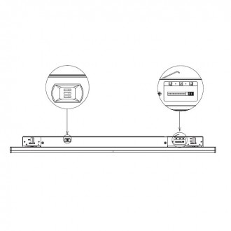 T-led - Lištové LED svítidlo TRITO LT120W 120° 54W bílé Varianta: Teplá bílá
