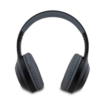 Guess Classic Silver Logo Bluetooth Stereo Headphone Black