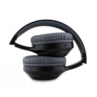 Guess Classic Silver Logo Bluetooth Stereo Headphone Black