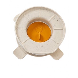 Víčko fermentační 11 cm - slonová kost s káv.sedlinou + medová