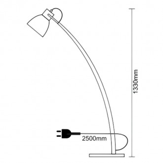 NEDES Designová stojací lampa z masivního dřeva E27 / 60W - WRE162
