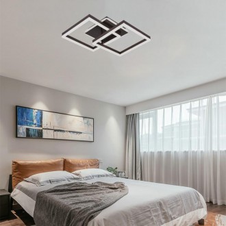 NEDES LED stropní svítidlo s dálkovým ovladačem 80W - J3366/BR