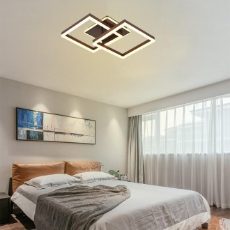 NEDES LED stropní svítidlo s dálkovým ovladačem 80W - J3366/BR