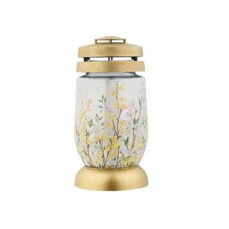 Lampa hřbitovní ZLATICE skleněná 110g d11x22cm