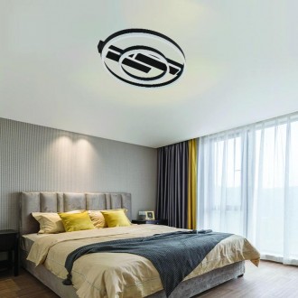 NEDES LED stropní svítidlo s dálkovým ovladačem 80W - J3363/B