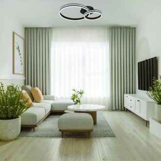 NEDES LED stropní svítidlo s dálkovým ovladačem 110W - J3355/BR