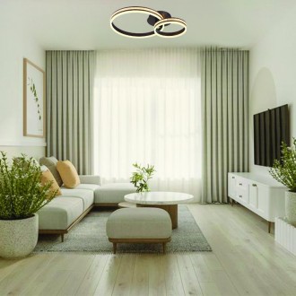 NEDES LED stropní svítidlo s dálkovým ovladačem 110W - J3355/BR