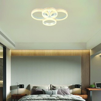 NEDES LED stropní svítidlo s dálkovým ovladačem 150W - J3354/W