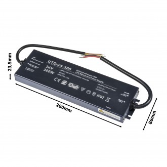 T-led - LED zdroj 24V 350W UTD-24-350 Záruka 5 let Varianta: LED zdroj 24V 350W UTD-24-350 Záruka 5 let
