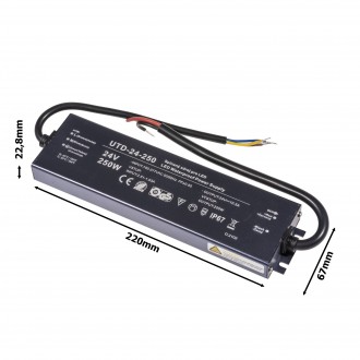 T-led - LED zdroj 24V 250W UTD-24-250 Záruka 5 let Varianta: LED zdroj 24V 250W UTD-24-250 Záruka 5 let