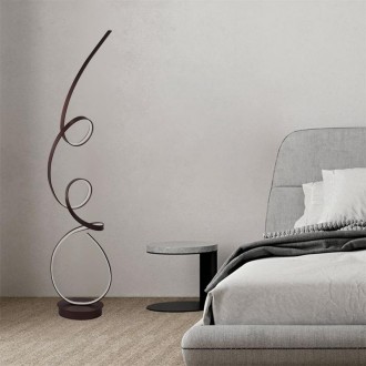 NEDES - LED designová stojací lampa 80W - JF2301/BR