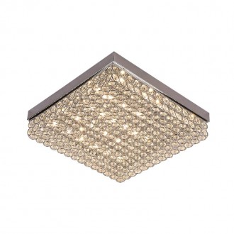 NEDES - LED stropní luxusní svítidlo s dálkovým ovladačem 55W - J2305/CH