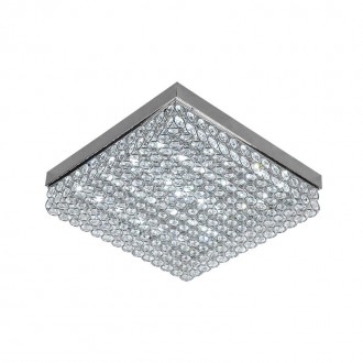 NEDES - LED stropní luxusní svítidlo s dálkovým ovladačem 55W - J2305/CH