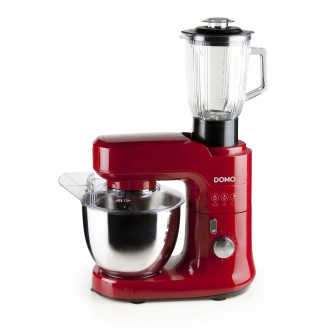 Kuchyňský robot s mixérem - červený - DOMO DO9145KR