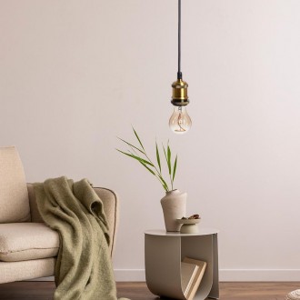 NEDES - Objímka E27 / 1m / antická zlatá - BH652B