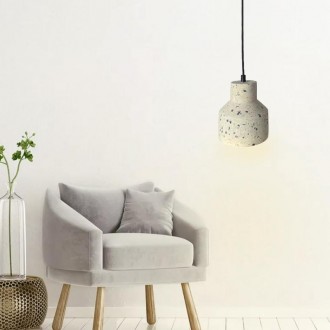 NEDES - Svítidlo Terrazzo bílá 1 x E27 - ME0015R/W