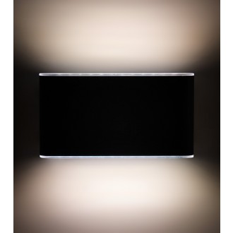Solight LED venkovní nástěnné osvětlení Modena, 12W, 800lm, 3CCT, černá