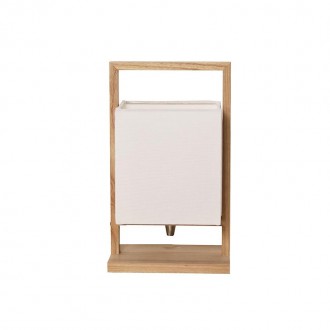 NEDES - Designová stolní lampa z masivního dřeva E27 / 60W - WRE181