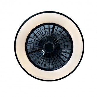 NEDES - LED svítidlo OPAL + stropní ventilátor + dálkový ovladač 48W - LCL6346