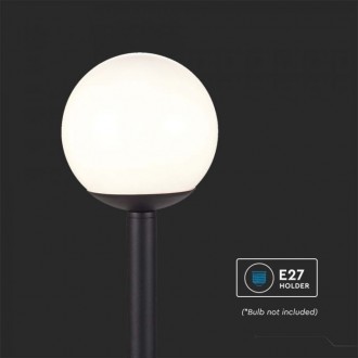 Stojanová lampa 1xE27 Matt Black Opal Plastic C Ball