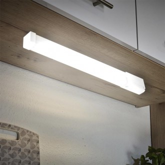 NEDES - LED podlinkové svítidlo se zásuvkou 15W / IP44 / 600 / CCT - LNL7621/WH