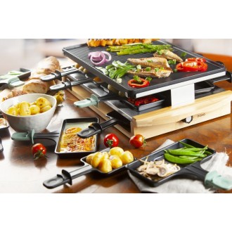 Raclette gril - bambusový - DOMO DO9246G