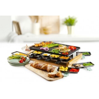 Raclette gril - bambusový - DOMO DO9246G