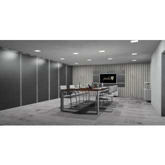 NEDES - LED panel 18W / PS / SMD / 4000K / WH - LPL224