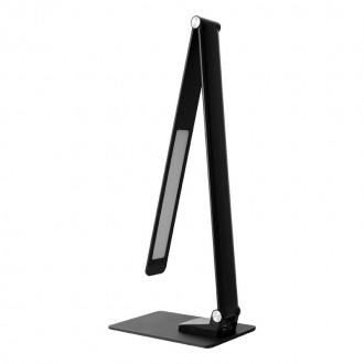 NEDES - LED lampa FRIDA stmívatelná s časovačem a USB 12W - DL5302/B