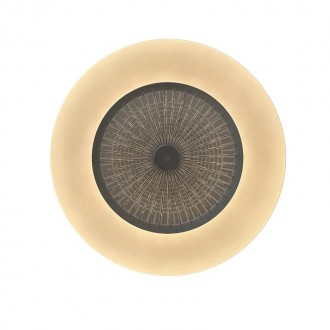 NEDES - LED svítidlo + stropní ventilátor STAR + dálkový ovladač 72W - LCL6350