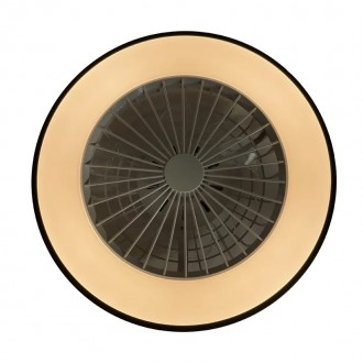 NEDES - LED svítidlo OPAL + stropní ventilátor + dálkový ovladač 48W - LCL6345