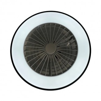 NEDES - LED svítidlo OPAL + stropní ventilátor + dálkový ovladač 48W - LCL6345