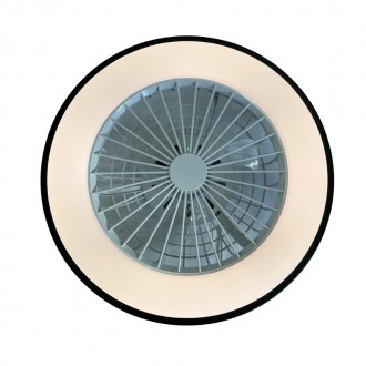 NEDES - LED svítidlo OPAL + stropní ventilátor + dálkový ovladač 48W - LCL6344