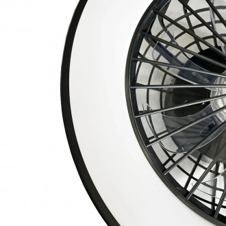 NEDES - LED svítidlo OPAL + stropní ventilátor + dálkový ovladač 48W - LCL6341