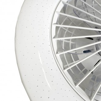 NEDES - LED svítidlo + stropní ventilátor STAR + dálkový ovladač 48W - LCL6340