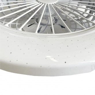 NEDES - LED svítidlo + stropní ventilátor STAR + dálkový ovladač 48W - LCL6340