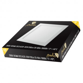 NEDES - LED panel 18W / PS / SMD / 2800K / WH - LPL214