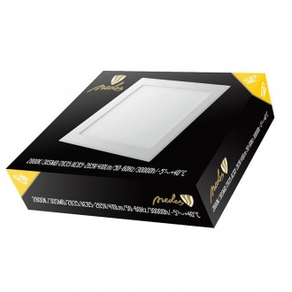 NEDES - LED panel 6W / PS / SMD / 2800K / WH - LPL211