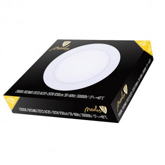 NEDES - LED panel 12W / PR / SMD / 2800K / WH - LPL113