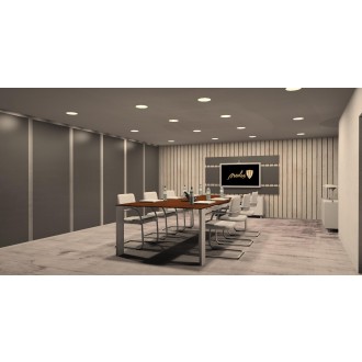 NEDES - LED panel 12W / PR / SMD / 2800K / WH - LPL113