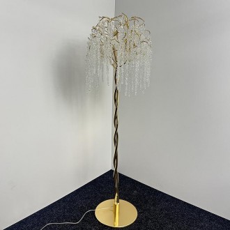 NEDES - Luxusní křišťálová stojací lampa 5 x G9 - CA021/F