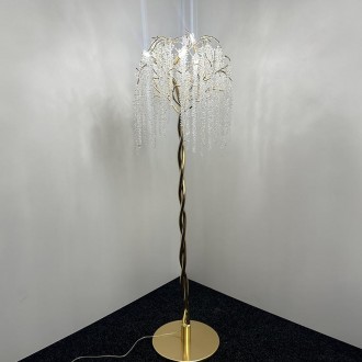 NEDES - Luxusní křišťálová stojací lampa 5 x G9 - CA021/F