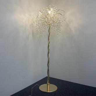 NEDES - Luxusní křišťálová stojací lampa 5 x G9 - CA011/F