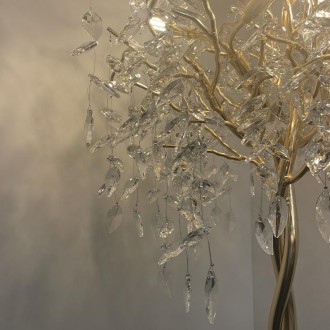 NEDES - Luxusní křišťálová stojací lampa 5 x G9 - CA011/F