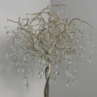 NEDES - Luxusní křišťálová stojací lampa 5 x G9 - CA011/F