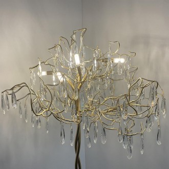 NEDES - Luxusní křišťálová stojací lampa 5 x G9 - CA061/F